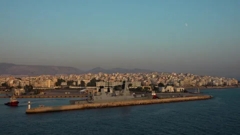 Pireus harbor Stock Footage 151027233