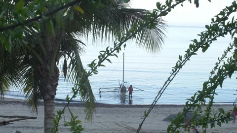 Pirogue Stock Footage 258586027