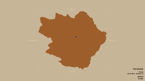 Pirotski - Serbia. Bounding box. Pattern Stock Illustration
