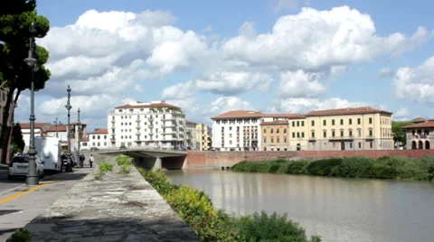 Pisa Arno 08 스톡 동영상 32704938