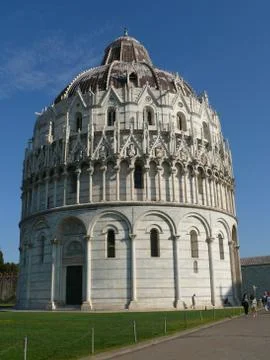 The Pisa Baptistery Stock-Fotos