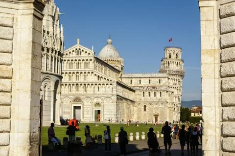 Pisa cathedral square Foto stock