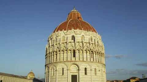 Pisa Italy Baptistery of St. John 4K Stock Video Footage 库存影片 59196889
