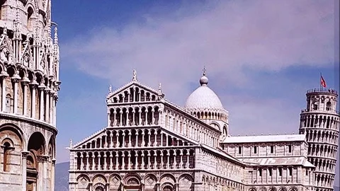 Pisa. Italy,Square of Miracles Video stock 341872917