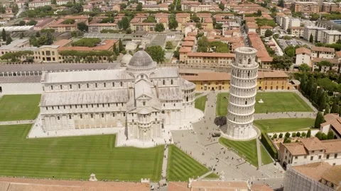 Pisa op de Piazza dei Miracoli v2 Video stock 241143659