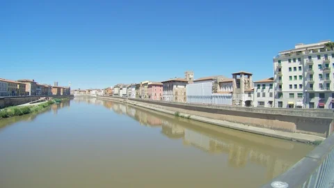 Pisa River timelapse 4k 動画素材 88024821
