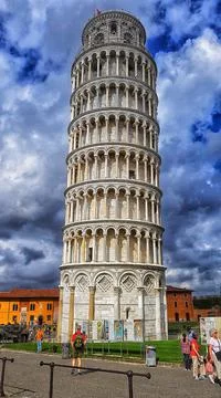 PISA TOWER  ON DAY Foto stock