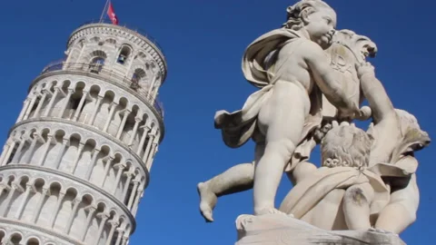 Pisa Tower Stock Footage 130708474