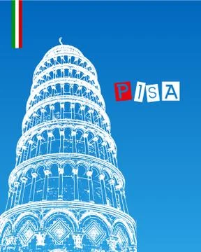 Pisa tower Illustrazione stock