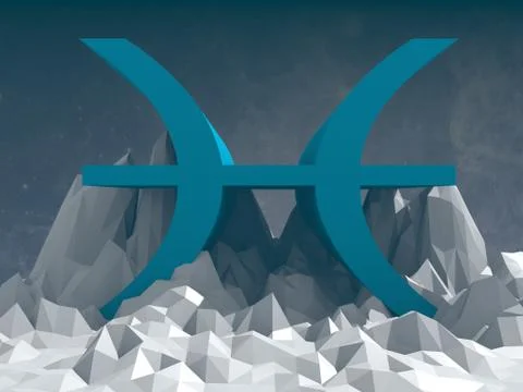 Pisces, the fish Stock Illustration