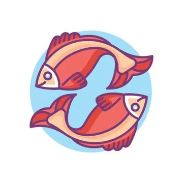 Pisces 库存插图