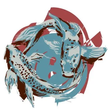 Pisces Stock Illustration