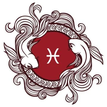 Pisces 库存插图