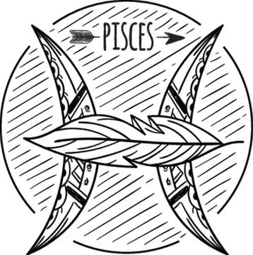 Pisces Stockillustratie