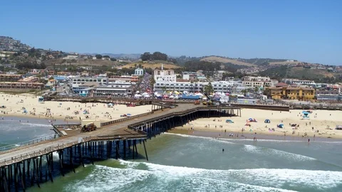 Pismo Beach Event Video stock 92921268