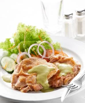 Pistachio chicken Stock Photos