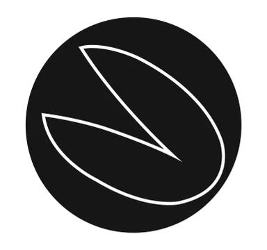 Pistachio icon vector with white background Stock Illustration