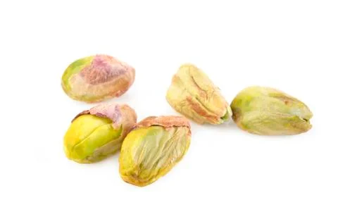 Pistachio isolated on white Stock Photos