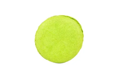 Pistachio macaroons isolated Stock Photos