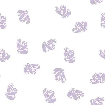 Pistachio nut glyph seamless pattern Stock Illustration