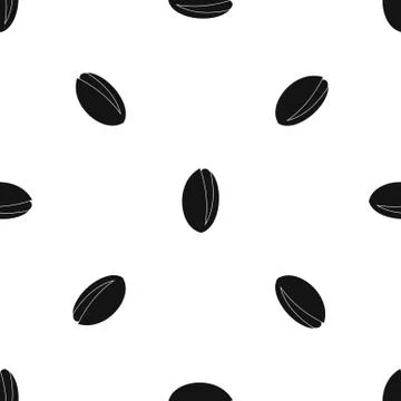 Pistachio nut pattern seamless black 스톡 일러스트
