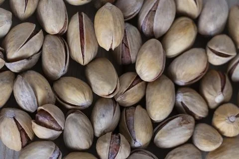 Pistachio Nuts Close Up Texture Stock Photos