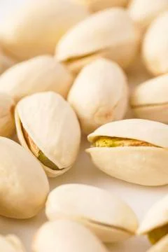 Pistachio nuts isolated Stock Photos