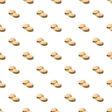 Pistachio nuts pattern Stock Illustration