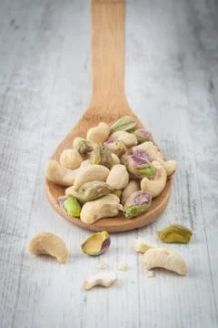 Pistachio nuts Stock Photos