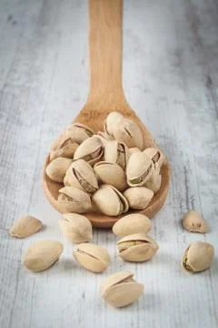 Pistachio nuts Stock Photos