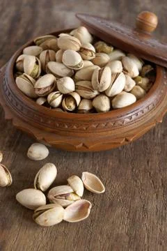 Pistachio nuts Stock Photos