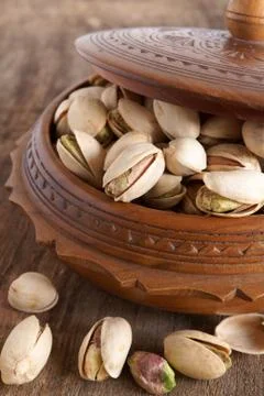 Pistachio nuts Stock Photos