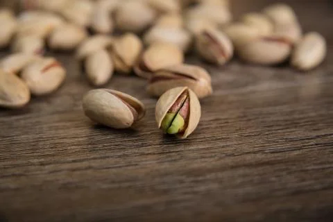 Pistachio nuts Stock Photos