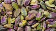 Pistachio Nuts Rotation In Slow Motion. Macro Green Pistachio. Healthy Food 4K Stock Footage