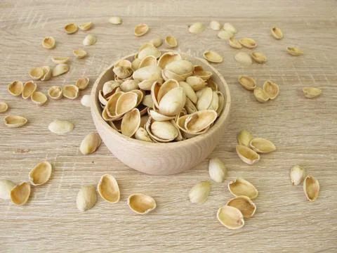 Pistachio nuts shells for crafting Stock-Fotos