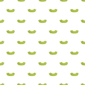 Pistachio shells seamless pattern vector background creating texture Illustrazione stock