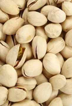 Pistachios background Stock Photos