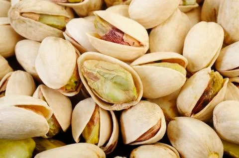 Pistachios background Foto stock