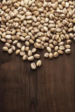 Pistachios background Stock Photos