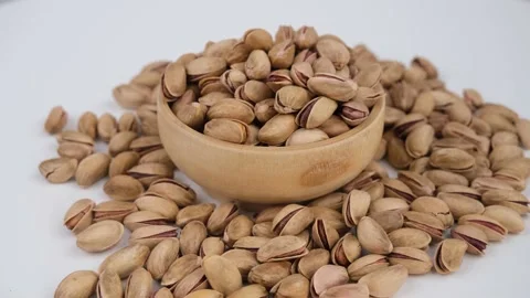Pistachios rotating Stock Footage 236105063
