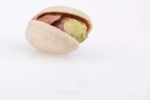 Pistacio with reflection Stock Photos