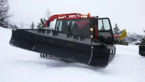 Piste basher Stock Footage 117227256