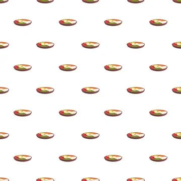 Pisto with fried egg seamless pattern Stock Illustration