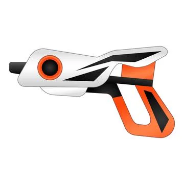 Pistol controller icon cartoon vector. Game control Stock Illustration