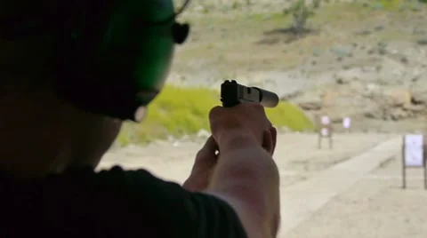 Pistol Stock-Footage 8650390