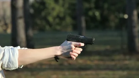 Pistol Stock Footage 12609231