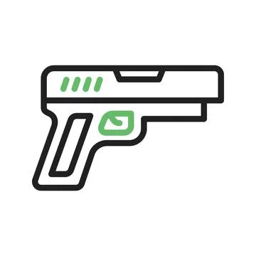 Pistol icon vector image. Stock-Illustration