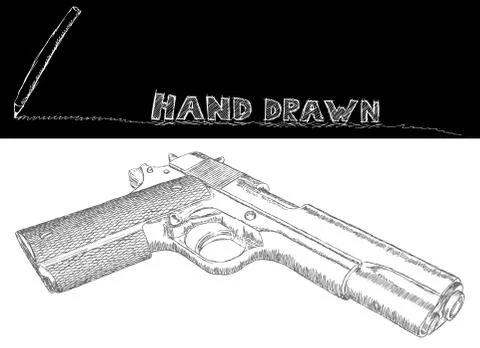 Pistol Illustrazione stock