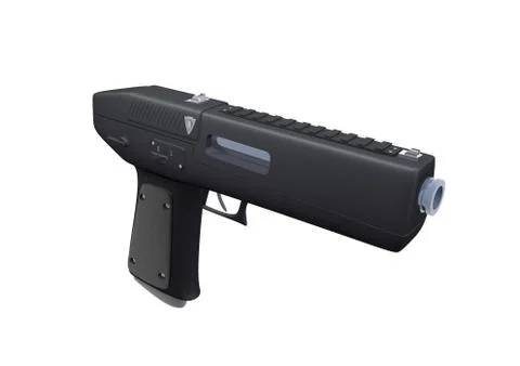 Pistol M1 (White background) Stock Illustration