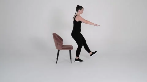 - Pistol squats Stock Footage 314193737